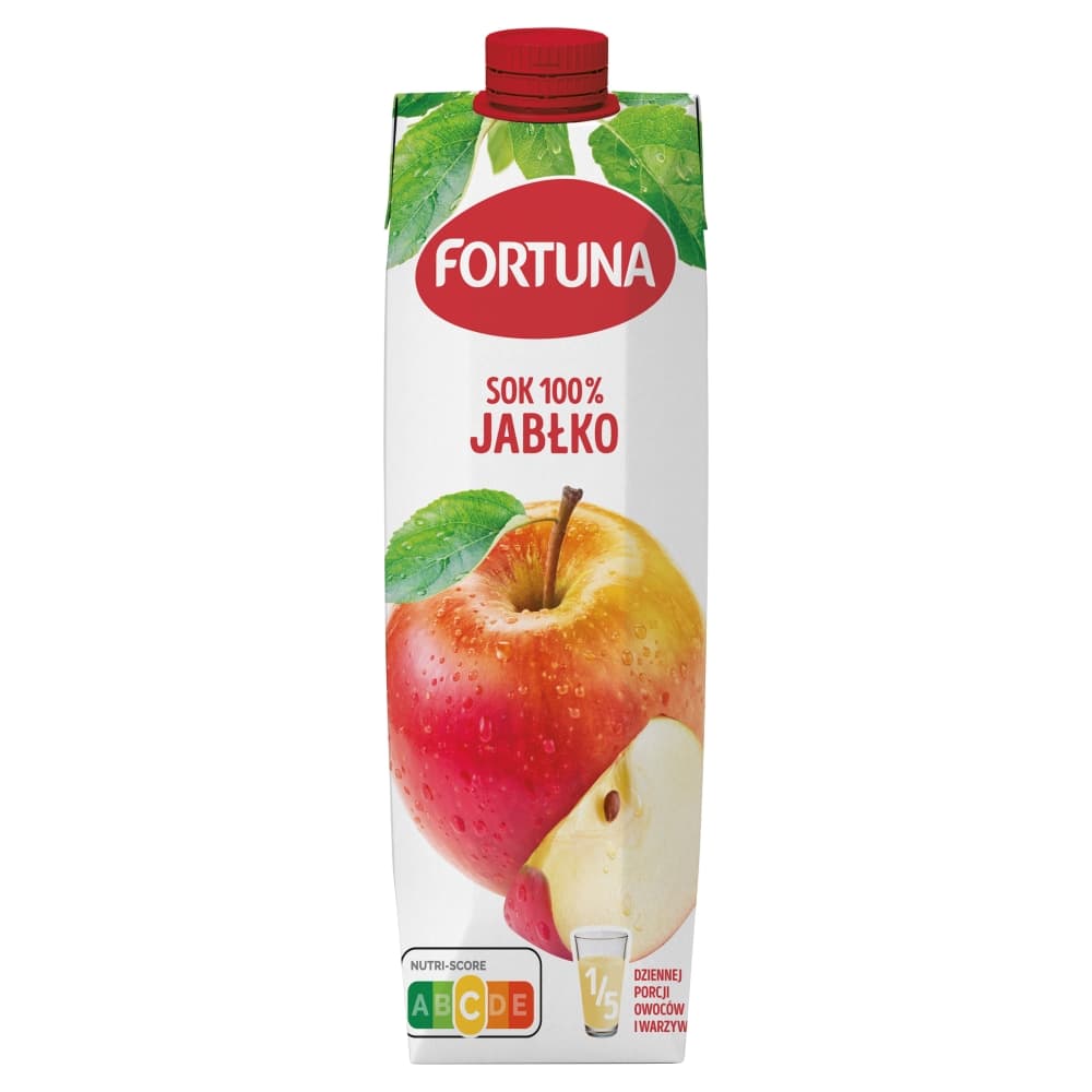 FORTUNA Sok 100% jablko. 5,49 zl/l