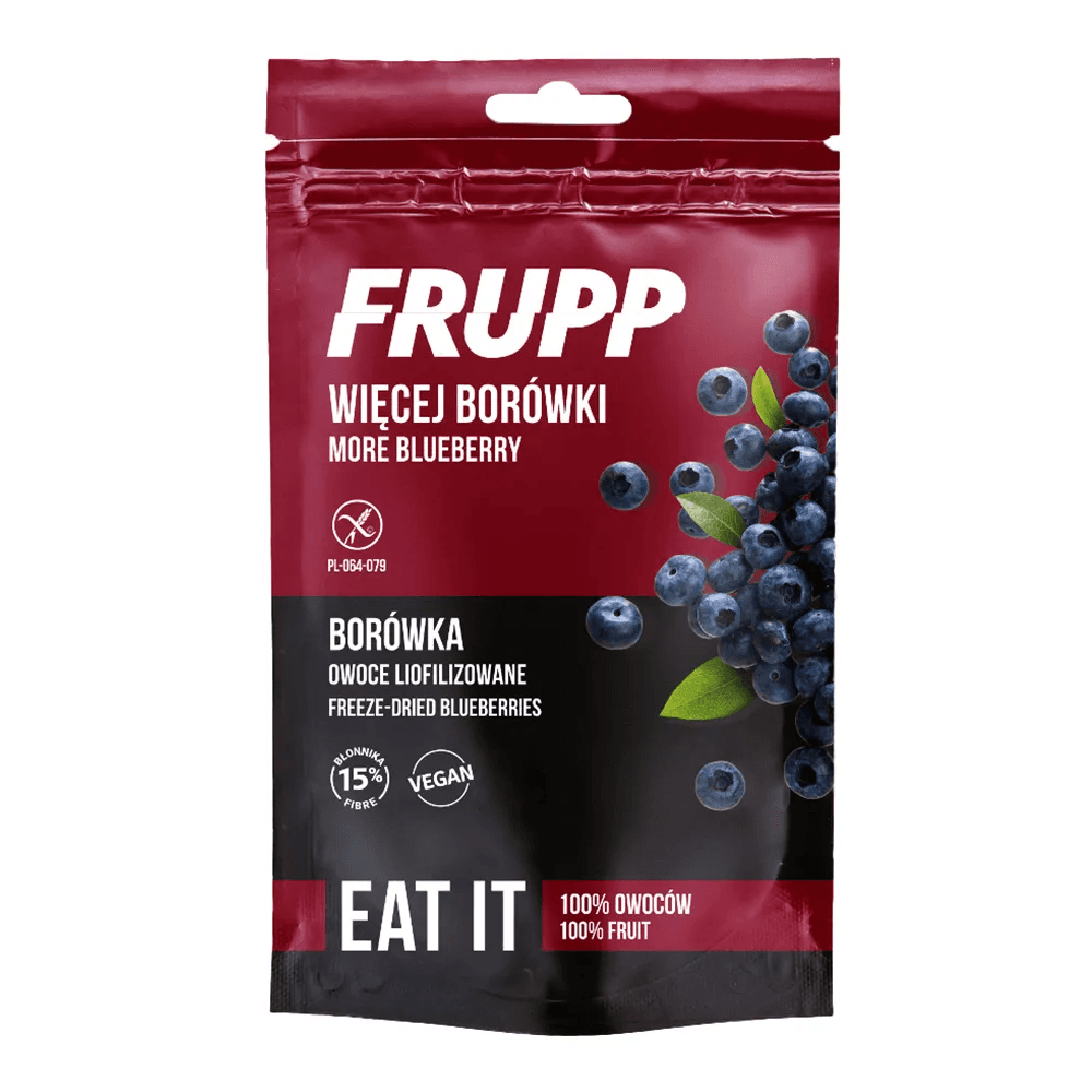 FRUPP Borowka owoce liofilizowane. 432,67 zl/kg
