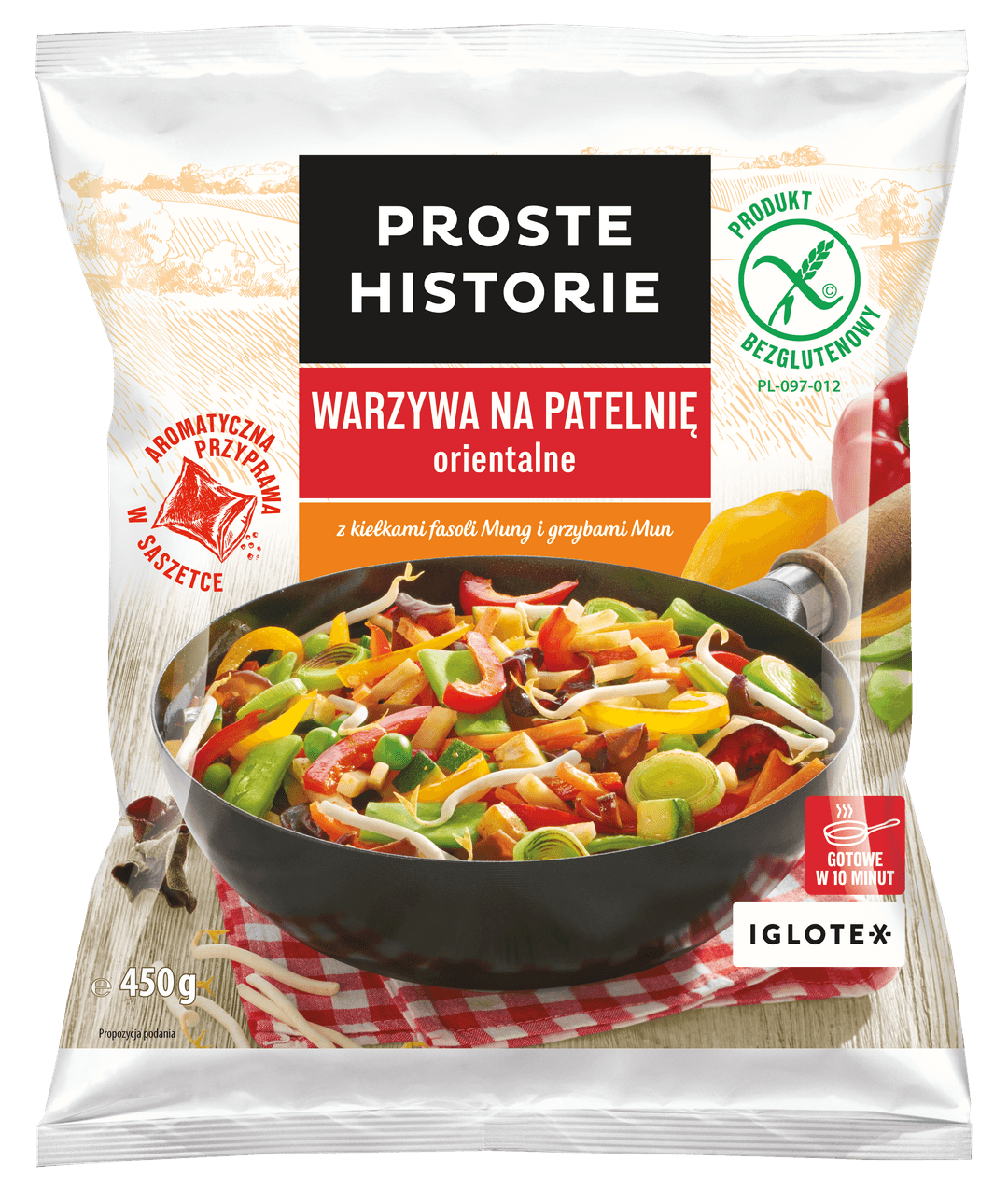 PROSTE HISTORIE Warzywa na patelnie orientalne. 17,76 zl/kg
