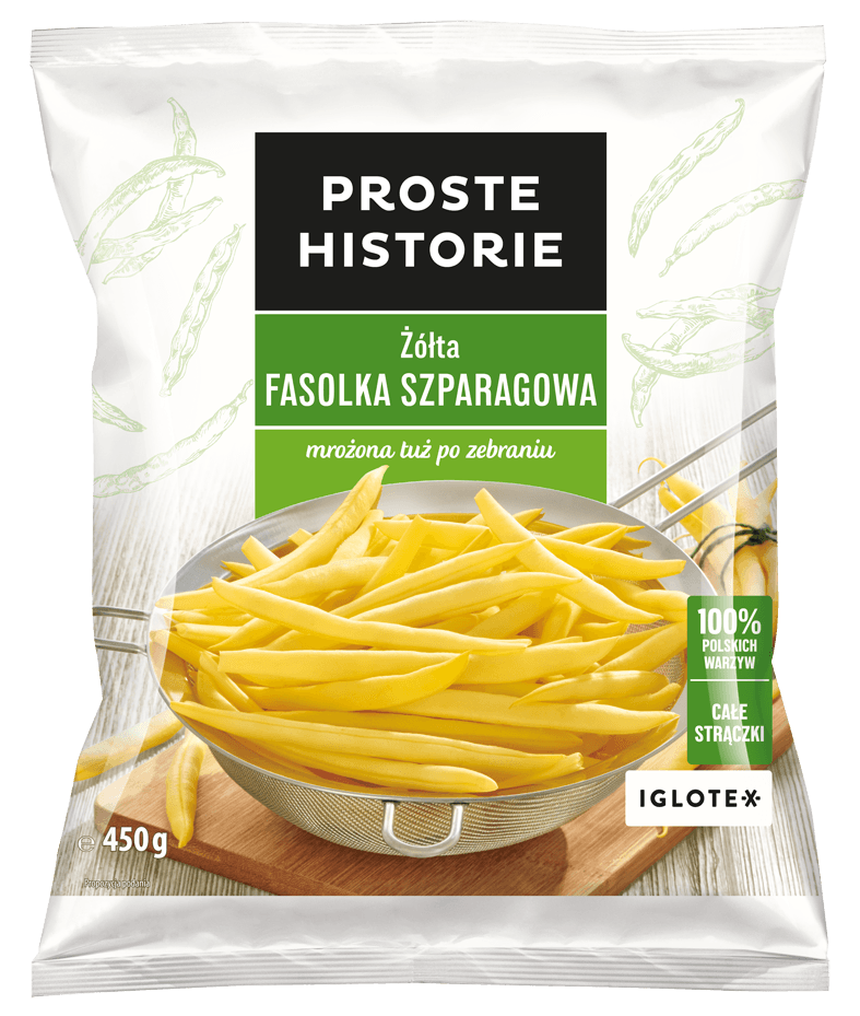 PROSTE HISTORIE Zolta fasolka szparagowa cala. 18,87 zl/kg