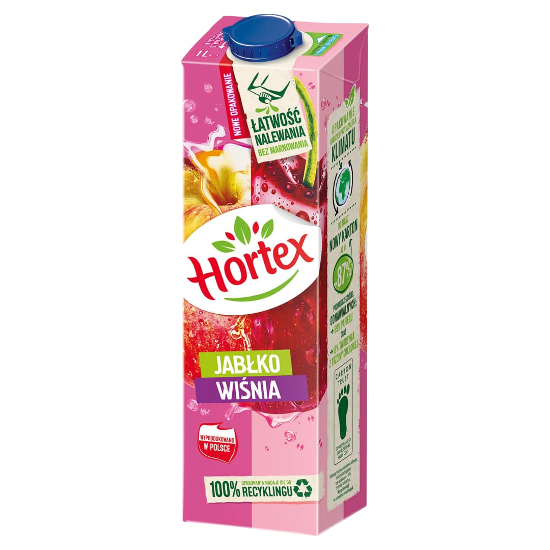 HORTEX Napoj jablko wisnia. 3,89 zl/l