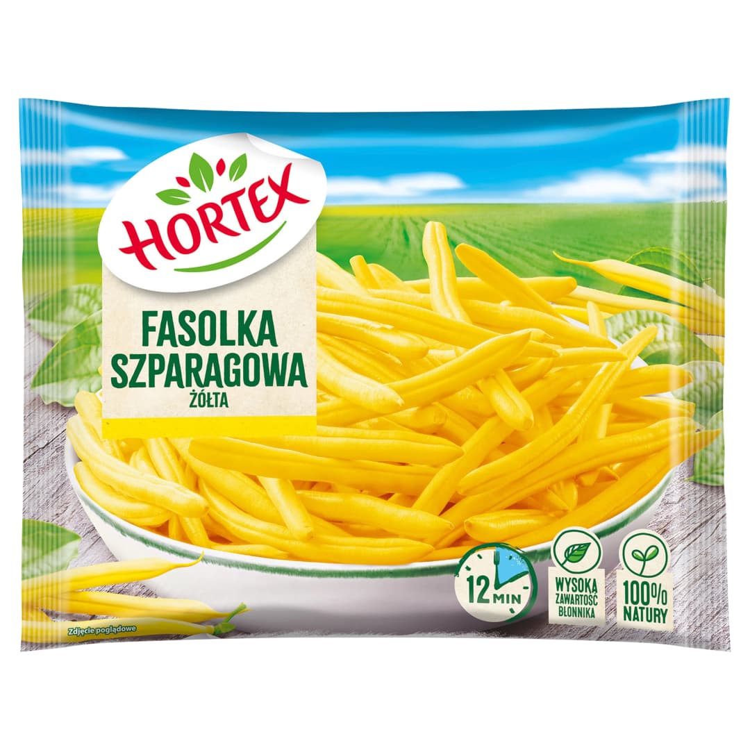 HORTEX Fasola szparagowa zolta mrozona. 18,64 zl/kg