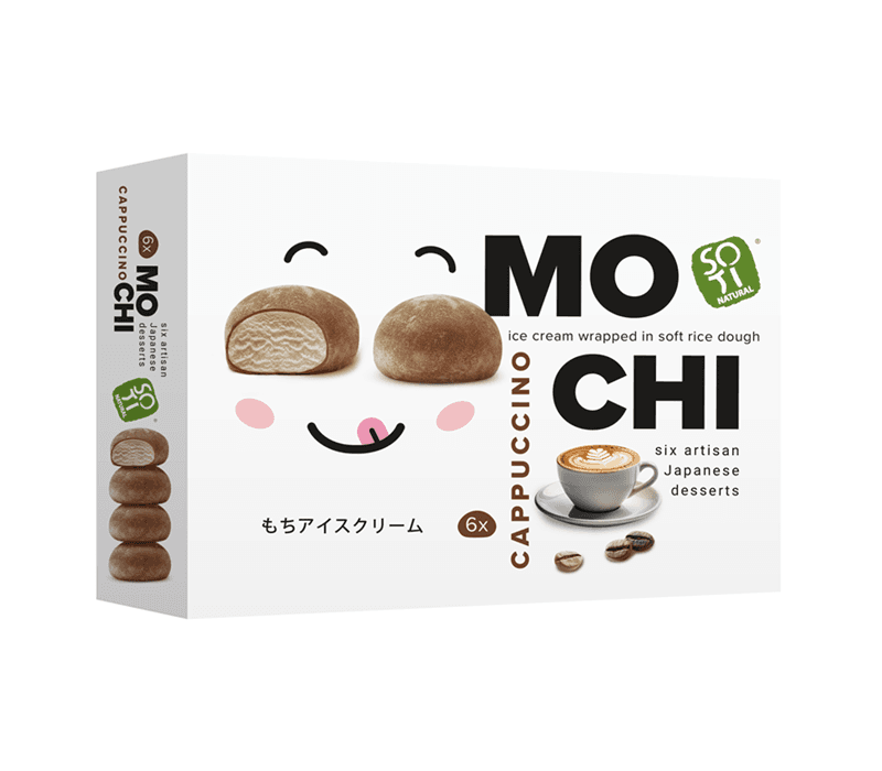 SOTI NATURAL Mochi o smaku capuccino. 98,56 zl/l