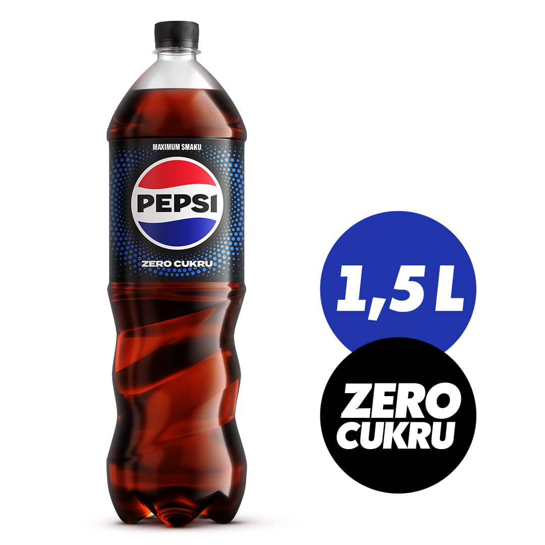 PEPSI COLA Napoj gazowany bez cukru. 5,33 zl/l