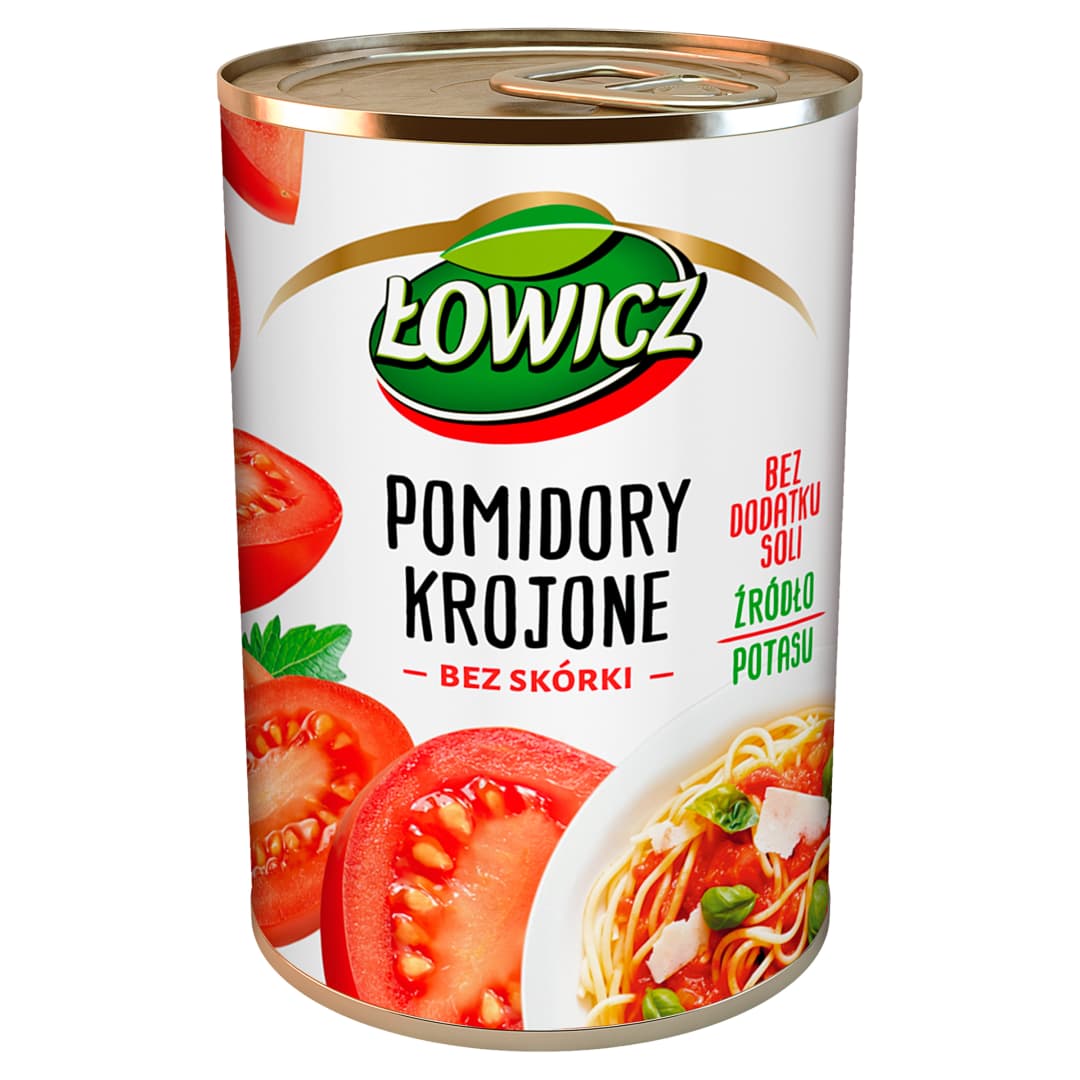 LOWICZ Pomidory krojone. 17,48 zl/kg