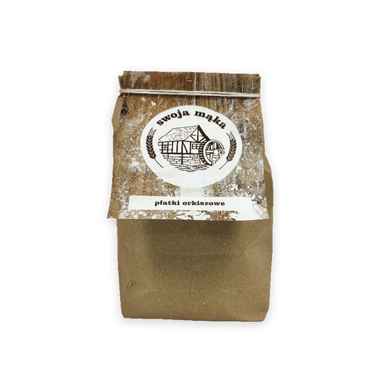SWOJA MAKA Platki orkiszowe. 13,78 zl/kg