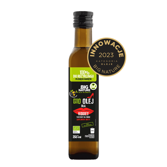 BIG NATURE Olej tloczony na zimno Dla Kobiet BIO. 143,96 zl/l