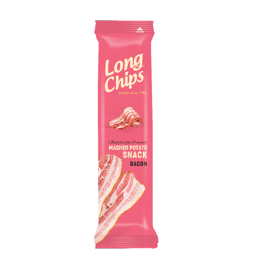 LONG CHIPS Chipsy ziemniaczane o smaku bekonu. 71,87 zl/kg