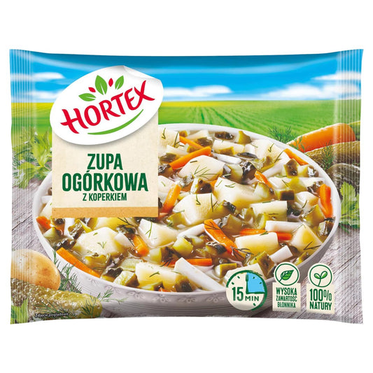 HORTEX Zupa ogorkowa z koperkiem mrozona. 15,53 zl/kg