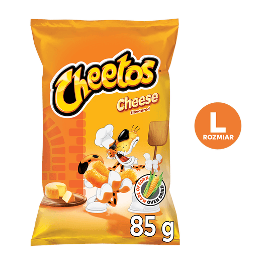 CHEETOS Chrupki o smaku sera. 52,82 zl/kg