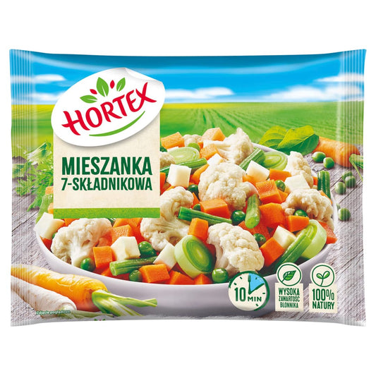 HORTEX Mieszanka 7 skladnikowa mrozona. 14,64 zl/kg