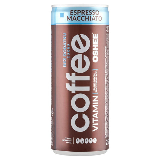 OSHEE COFFEE Mleczny napoj kawowy Espresso Macchiatto bez cukru. 23,16 zl/l