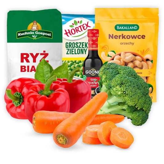 MULTIPAK Zestaw na ryz z warzywami.