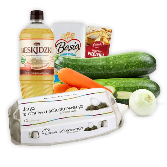 MULTIPAK Zestaw na placki z cukinii i marchwi.