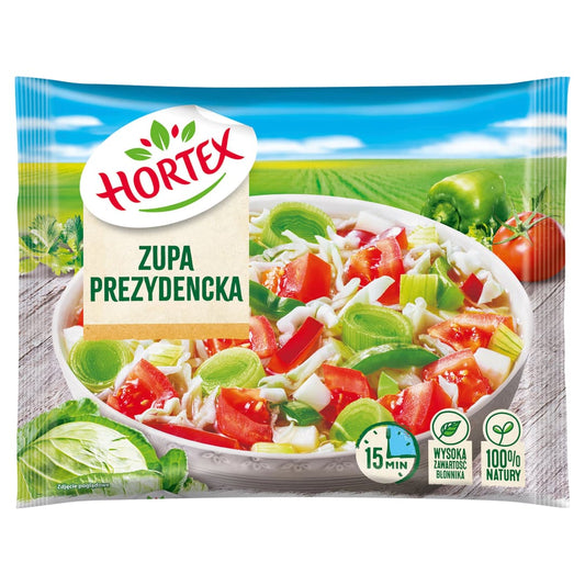 HORTEX Zupa prezydencka mrozona. 15,53 zl/kg