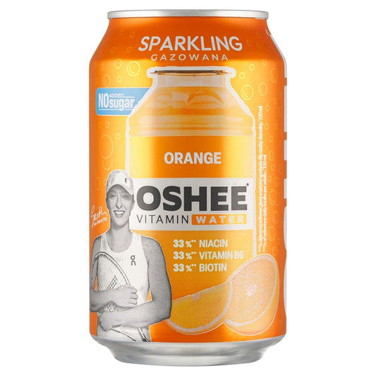 OSHEE VITAMIN WATER Napoj gazowany o smaku pomaranczowym bez cukru. 12,58 zl/l