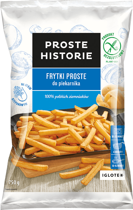PROSTE HISTORIE Frytki proste do piekarnika. 12,52 zl/kg