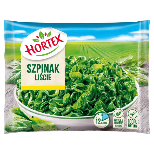 HORTEX Szpinak liscie mrozony. 22,20 zl/kg