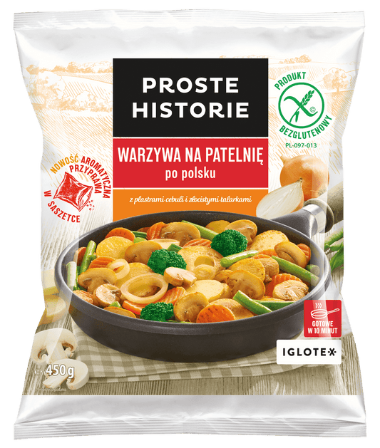 PROSTE HISTORIE Warzywa na patelnie po polsku. 17,76 zl/kg