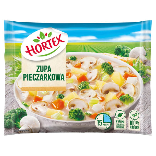 HORTEX Zupa pieczarkowa mrozona. 15,53 zl/kg