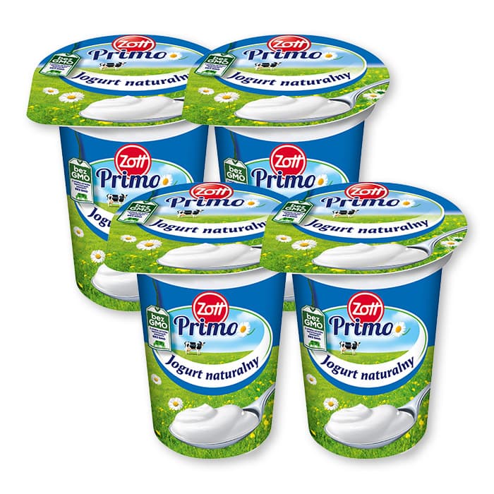 ZOTT PRIMO Jogurt naturalny x4.
