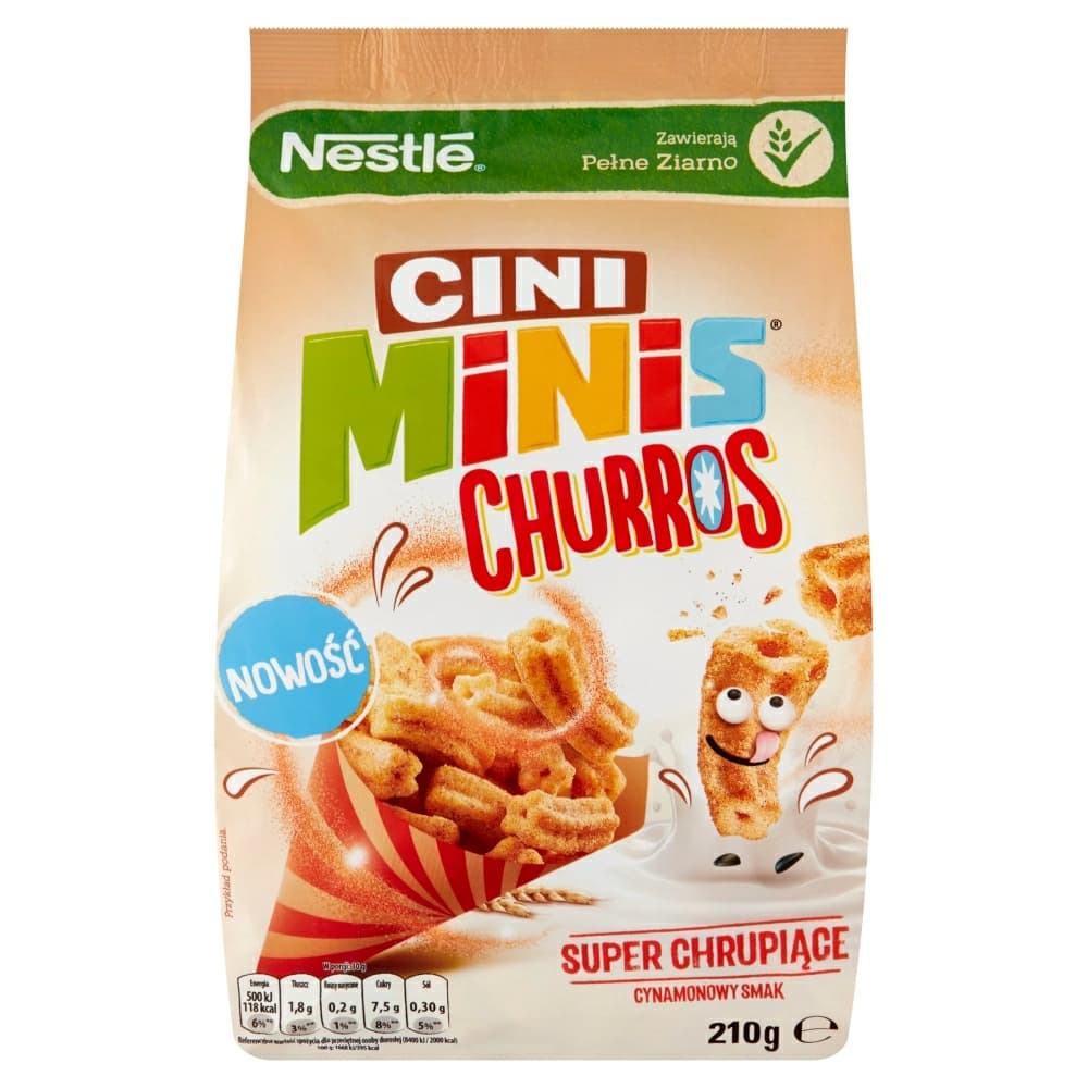 NESTLE Platki sniadaniowe Cini Minis Churros. 40,43 zl/kg