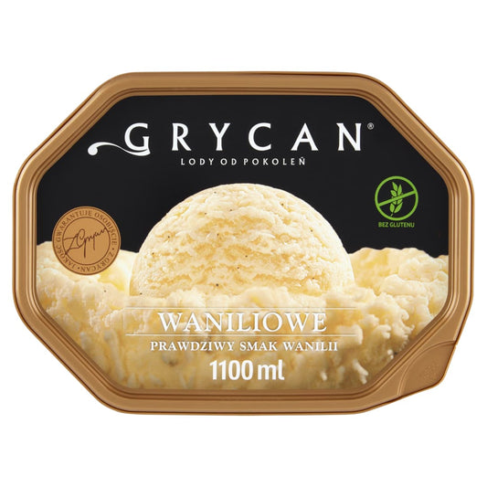GRYCAN Lody waniliowe bezglutenowe. 20,45 zl/l