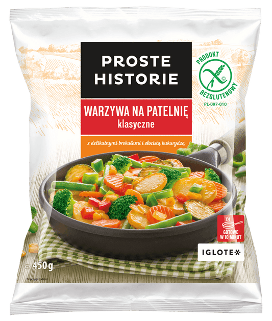 PROSTE HISTORIE Warzywa na patelnie klasyczne. 17,76 zl/kg