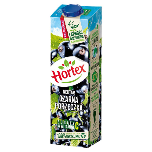 HORTEX Nektar czarna porzeczka. 6,59 zl/l
